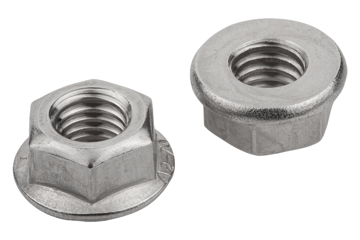 Noci esagonali con flangia M12, EN 1661 Din 6923 / GB / T 6177.1